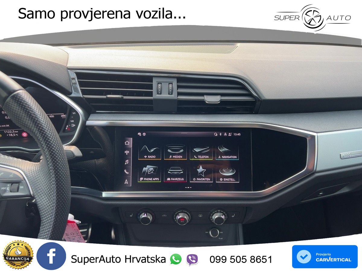 Audi Q3 II Sportback 35 TFSI (150 KS) S tronic S line LED+GR SJED+ACC