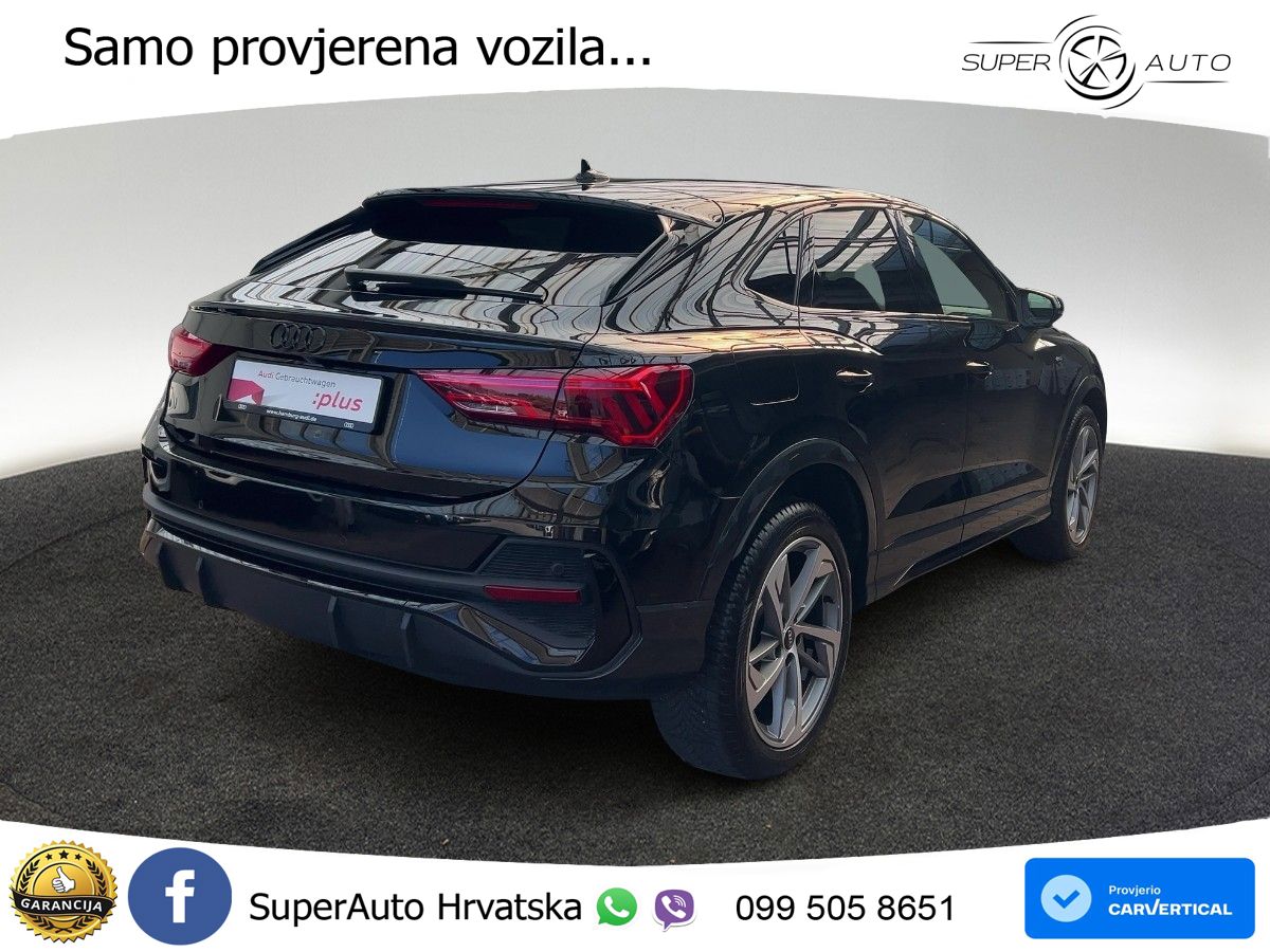 Audi Q3 II Sportback 35 TFSI (150 KS) S tronic S line LED+GR SJED+ACC