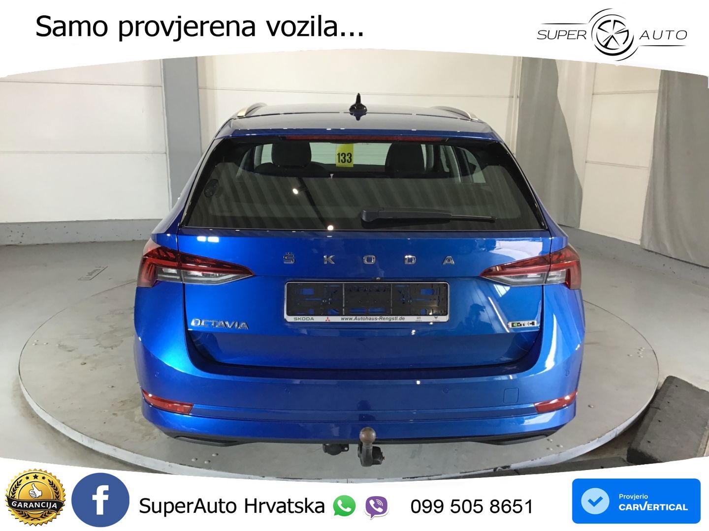 Škoda Octavia Combi 1.5 TSI (150 KS) DSG LED+GR SJED+ACC