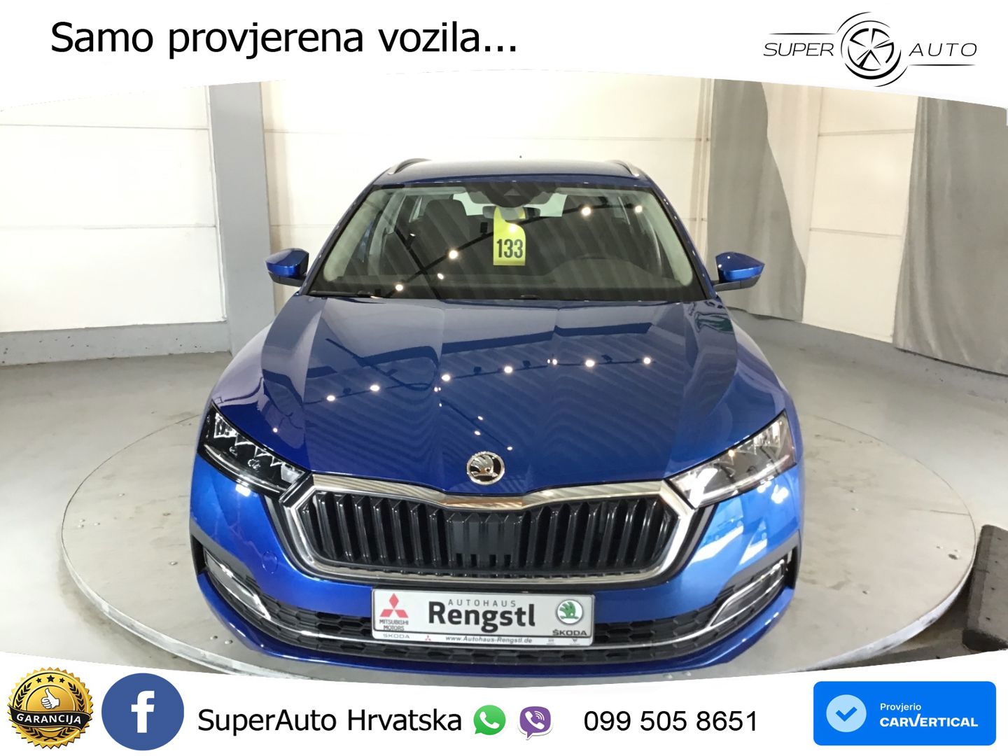 Škoda Octavia Combi 1.5 TSI (150 KS) DSG LED+GR SJED+ACC