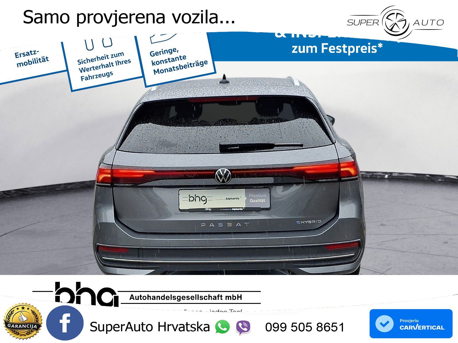 Volkswagen Passat Variant 1.5 TSI (204 KS) eHybrid DSG Business LED+GR SJED+ACC