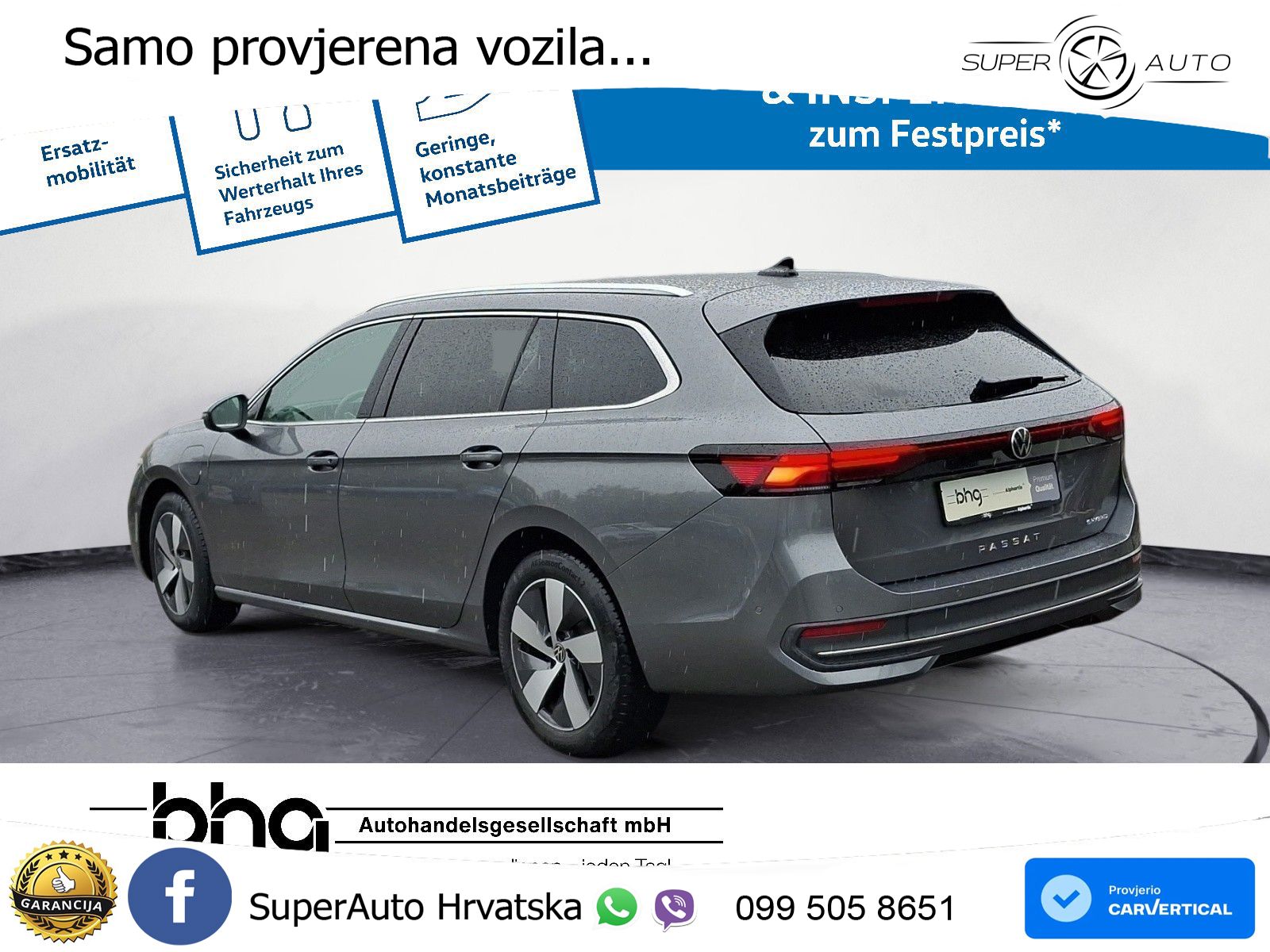 Volkswagen Passat Variant 1.5 TSI (204 KS) eHybrid DSG Business LED+GR SJED+ACC