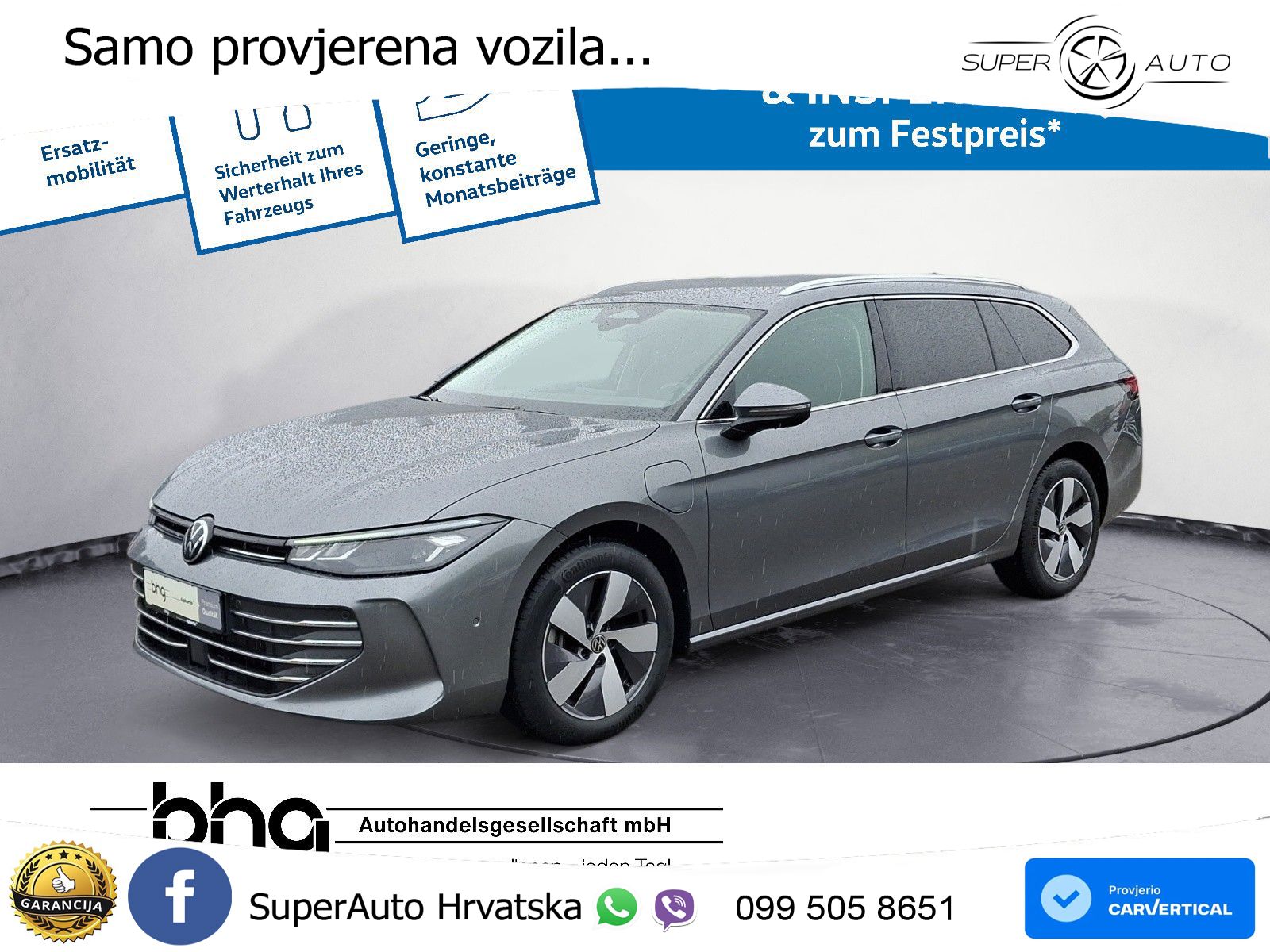 Volkswagen Passat Variant 1.5 TSI (204 KS) eHybrid DSG Business LED+GR SJED+ACC