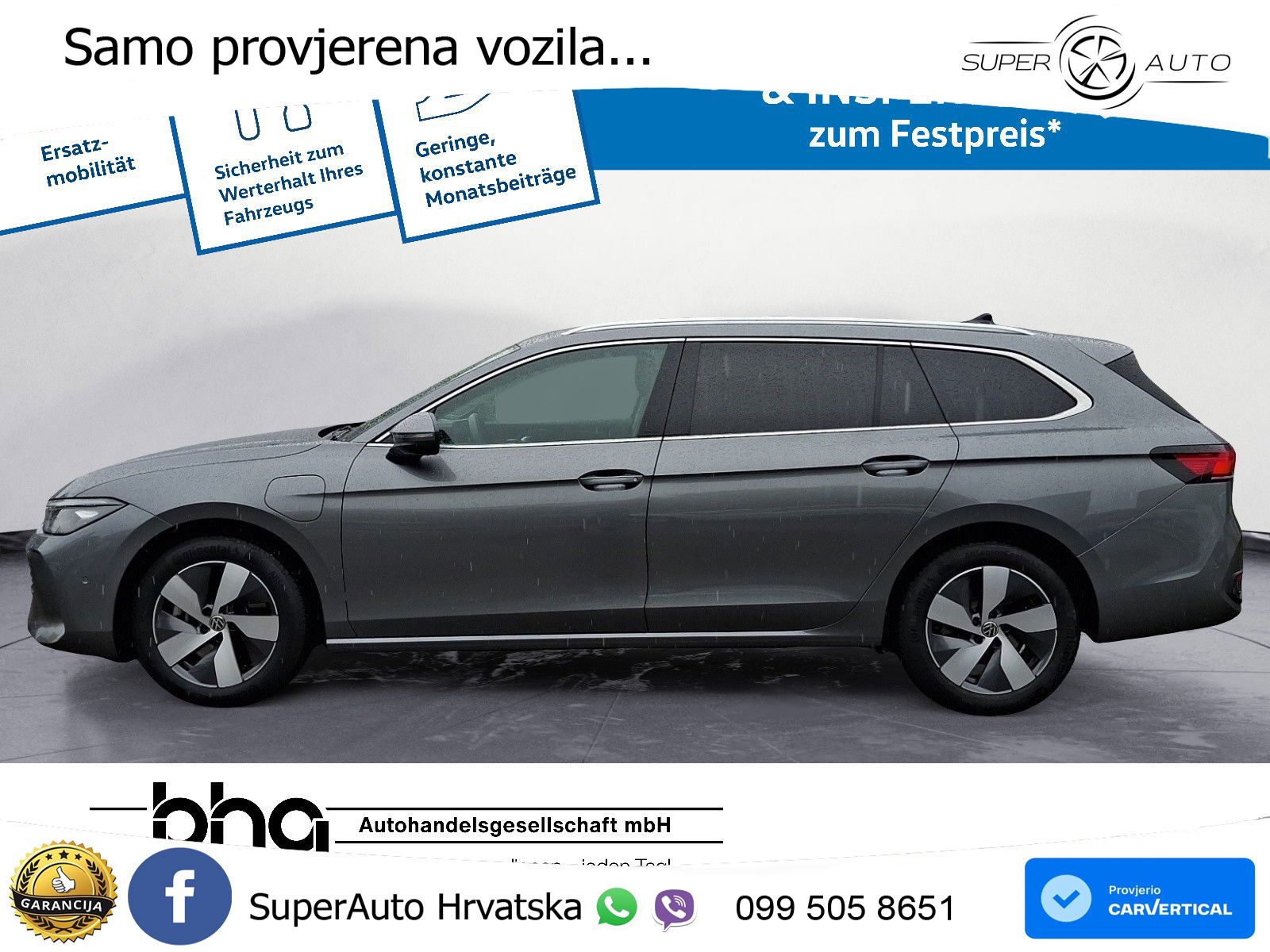 Volkswagen Passat Variant 1.5 TSI (204 KS) eHybrid DSG Business LED+GR SJED+ACC