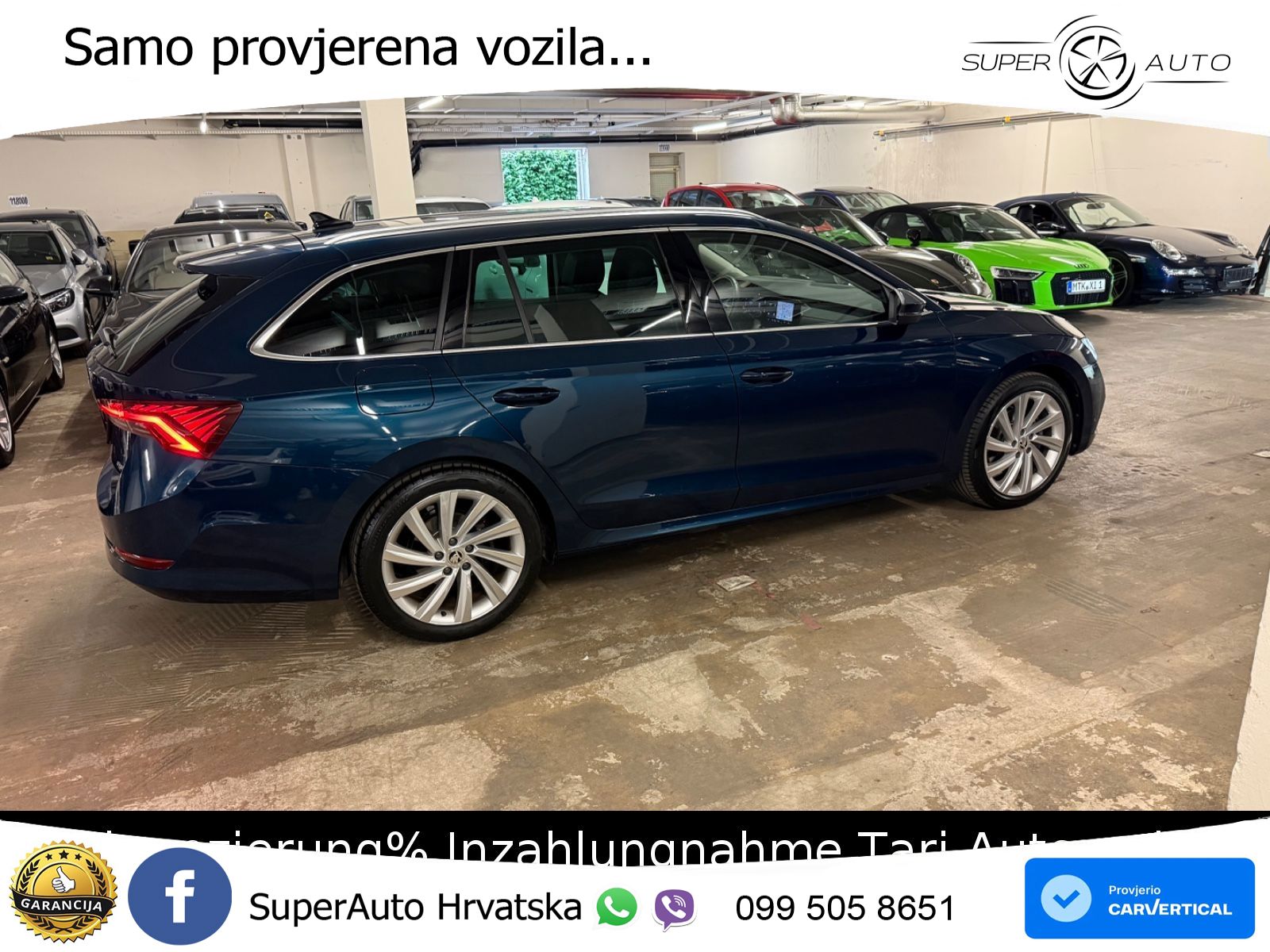 Škoda Octavia Combi 2.0 TSI (190 KS) 4x4 DSG LED+GR SJED+ACC