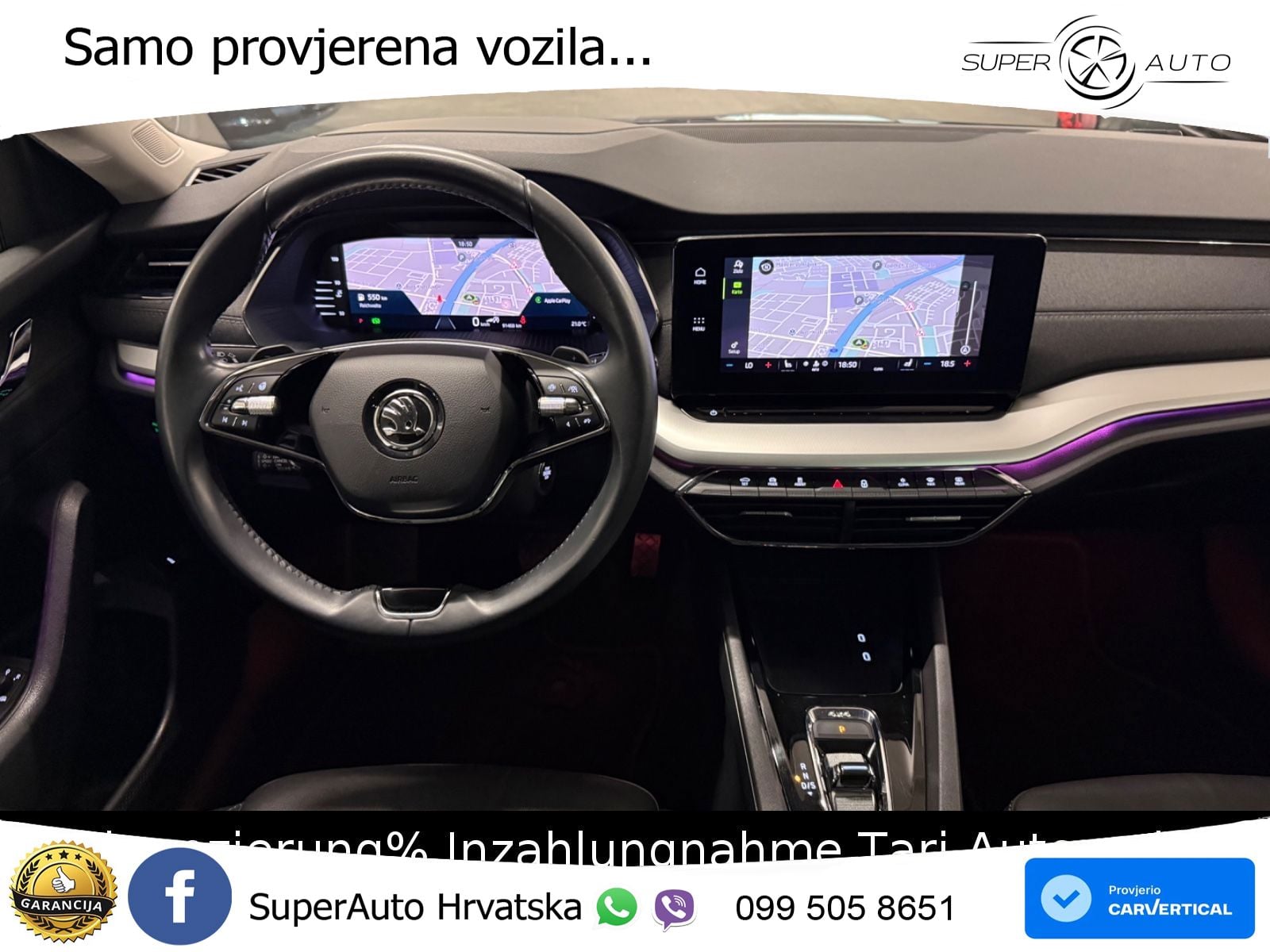Škoda Octavia Combi 2.0 TSI (190 KS) 4x4 DSG LED+GR SJED+ACC