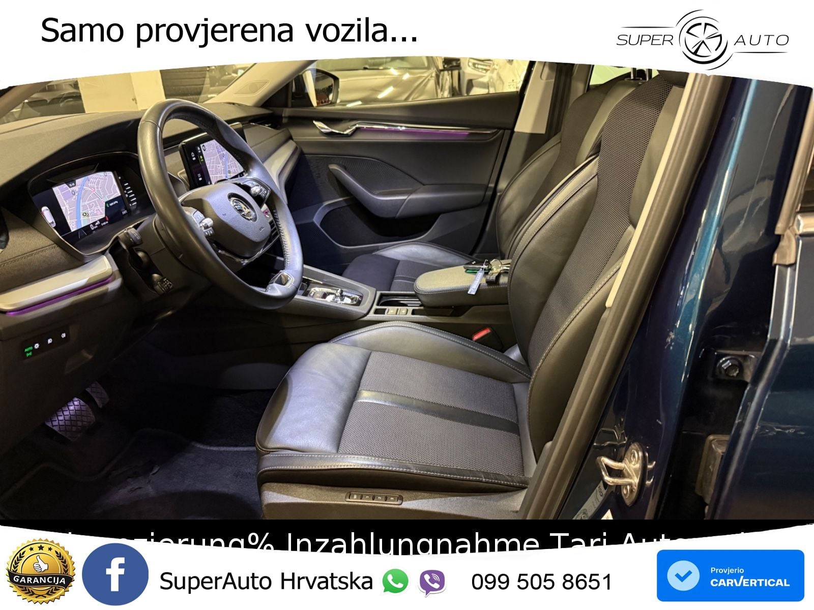Škoda Octavia Combi 2.0 TSI (190 KS) 4x4 DSG LED+GR SJED+ACC