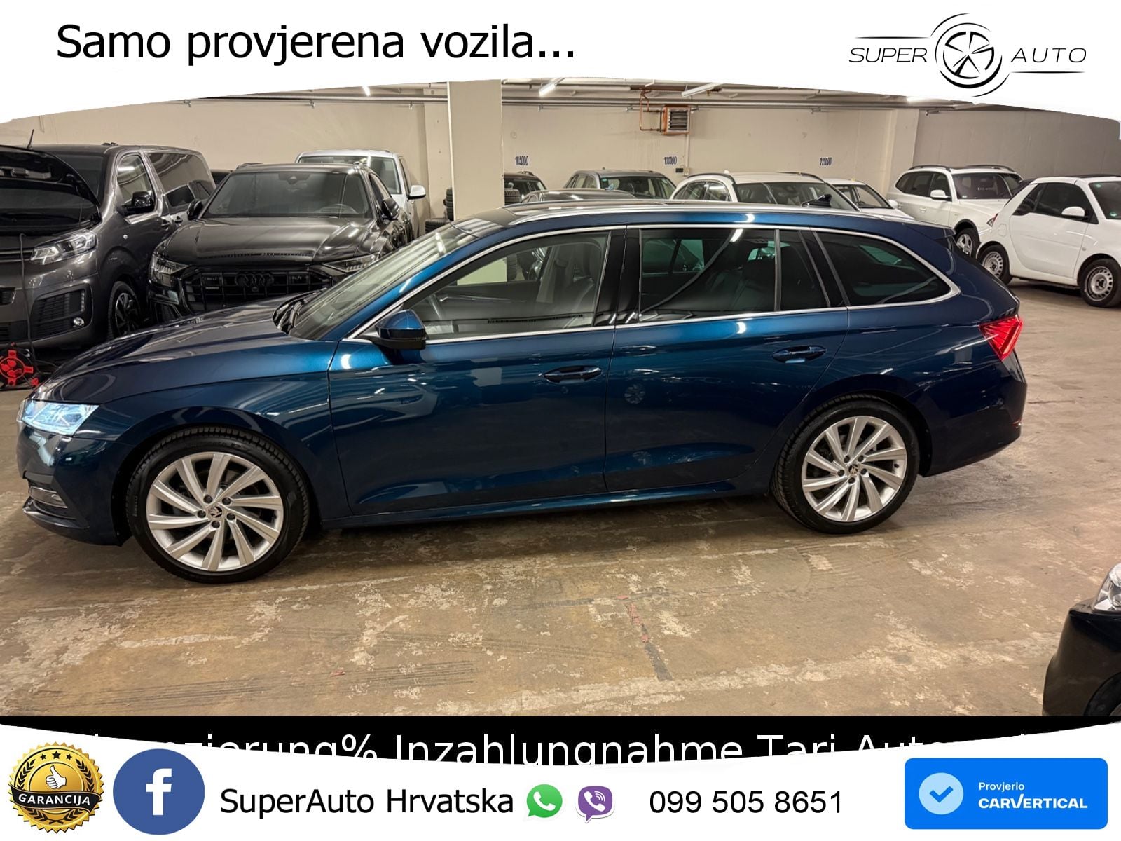 Škoda Octavia Combi 2.0 TSI (190 KS) 4x4 DSG LED+GR SJED+ACC