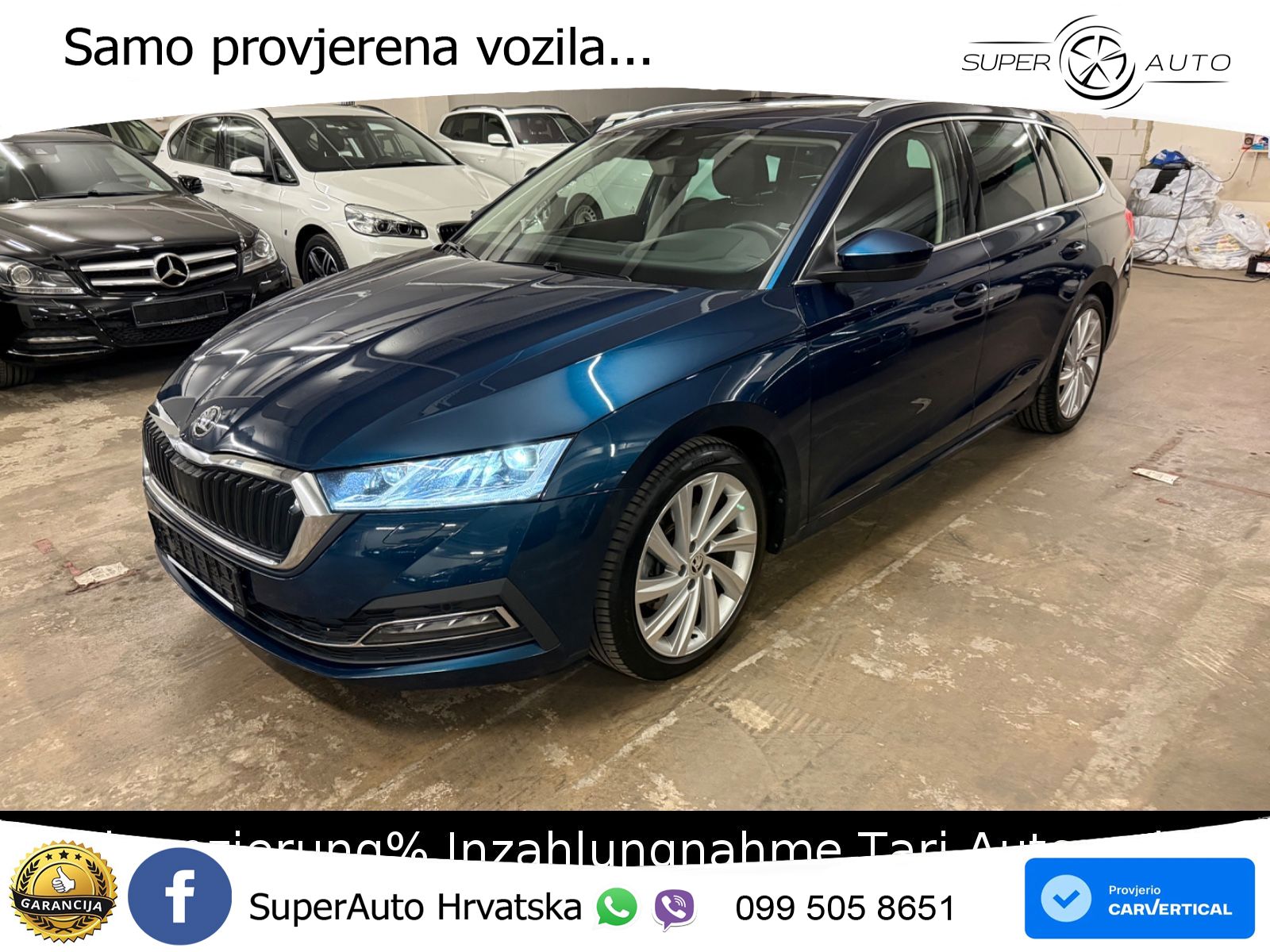 Škoda Octavia Combi 2.0 TSI (190 KS) 4x4 DSG LED+GR SJED+ACC