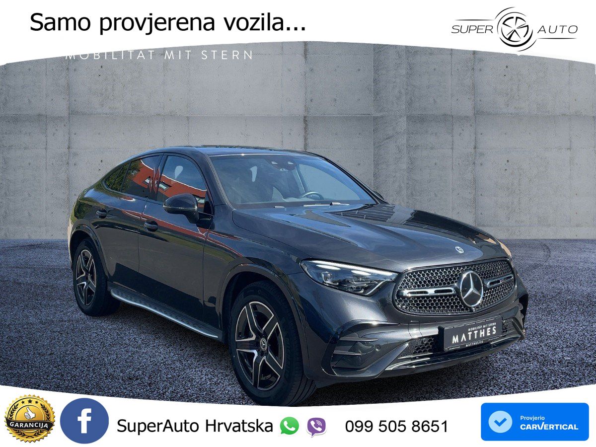 Mercedes GLC Coupe 220d (197 KS) 4MATIC 9G-TRONIC AMG LED+GR SJED+ACC