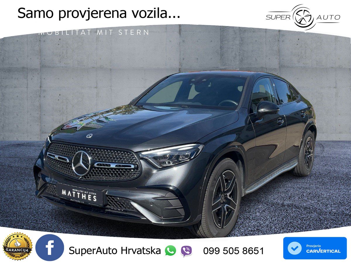 Mercedes GLC Coupe 220d (197 KS) 4MATIC 9G-TRONIC AMG LED+GR SJED+ACC