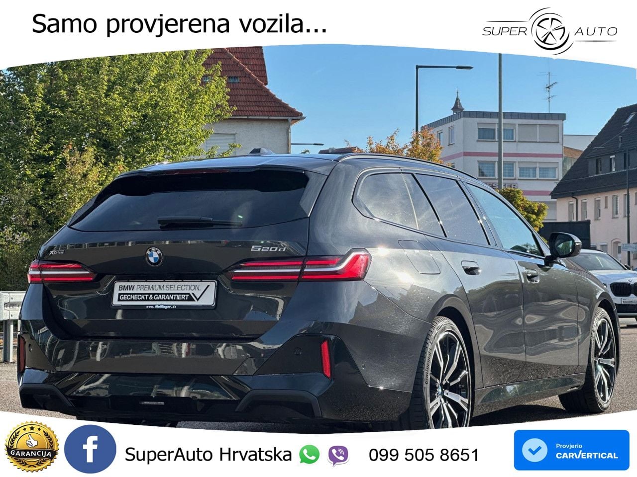 BMW 520d Touring (197 KS) xDrive Steptronic M Sport ACC+HEAD+4xGR SJED+360+PANO