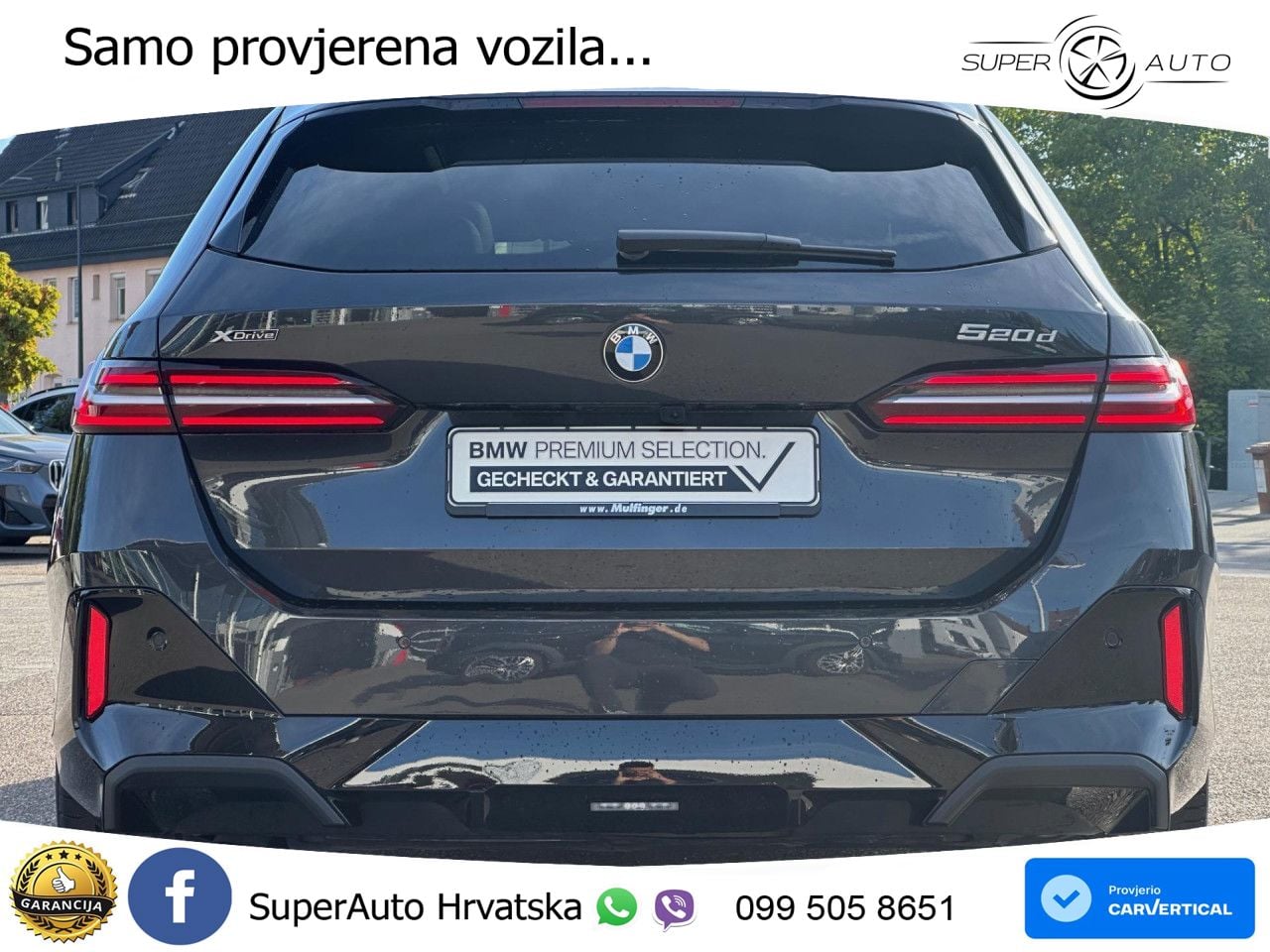 BMW 520d Touring (197 KS) xDrive Steptronic M Sport ACC+HEAD+4xGR SJED+360+PANO