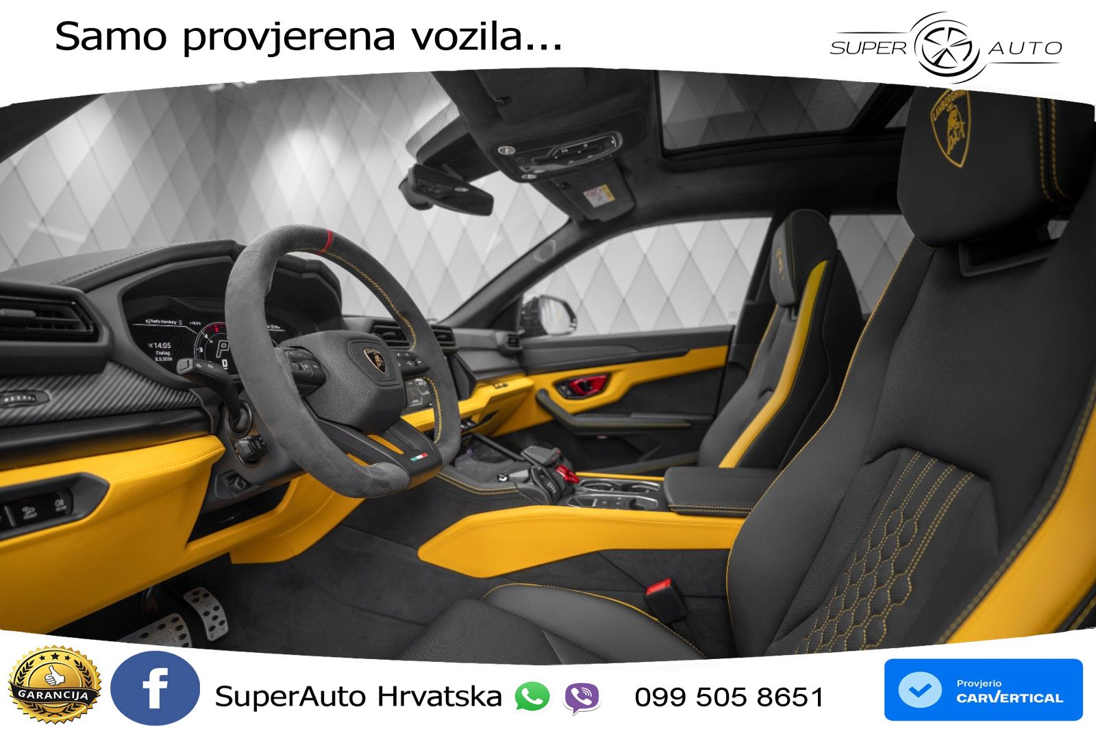 Lamborghini Urus SE 4.0 V8 (800 KS) 4WD Automatic ACC+HEAD+4xGR SJED+360+PANO
