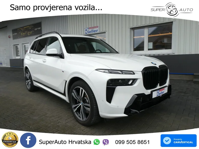 BMW X7 40d (352 KS) xDrive Steptronic M Sport ZRAČNI+ACC+GR SJED+KAM+PANO