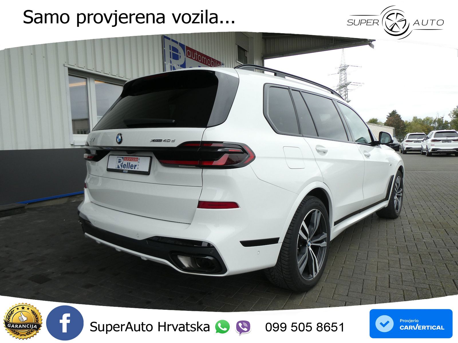 BMW X7 40d (352 KS) xDrive Steptronic M Sport ZRAČNI+ACC+GR SJED+KAM+PANO