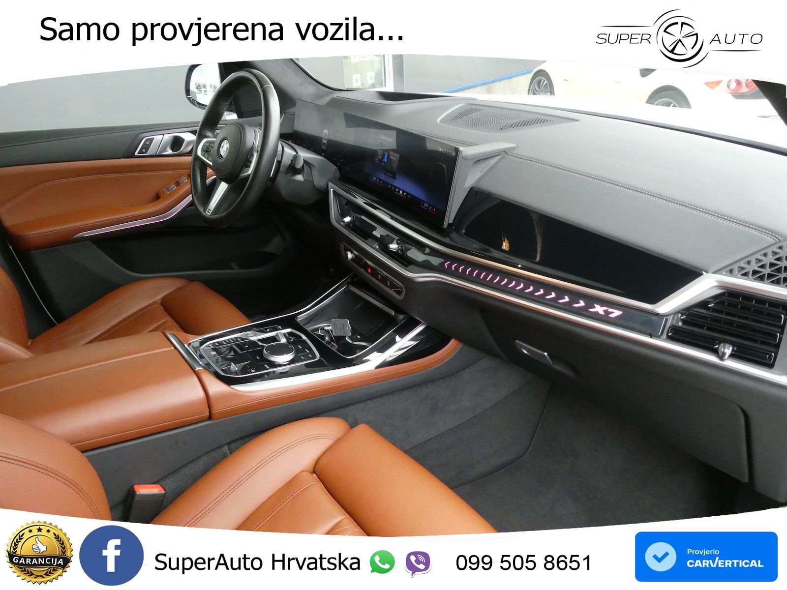 BMW X7 40d (352 KS) xDrive Steptronic M Sport ZRAČNI+ACC+GR SJED+KAM+PANO