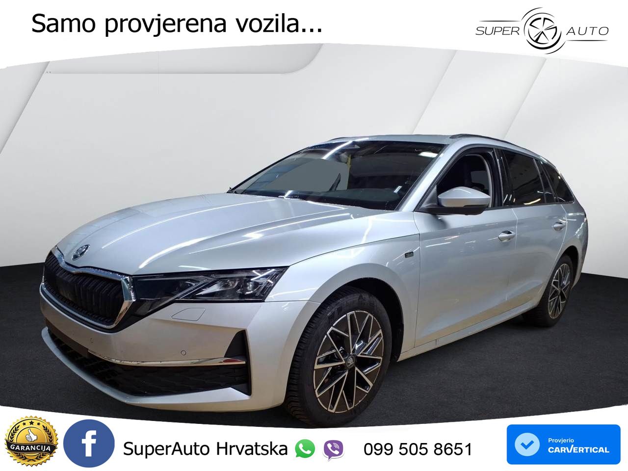 Škoda Octavia Combi 2.0 TDI (150 KS) DSG LED+GR SJED+ACC