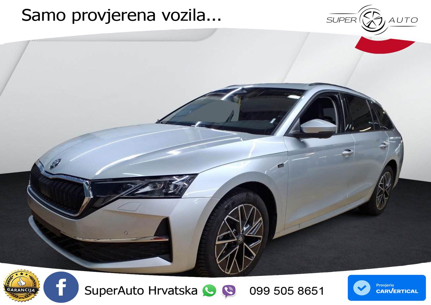 Škoda Octavia Combi 2.0 TDI (150 KS) DSG LED+GR SJED+ACC