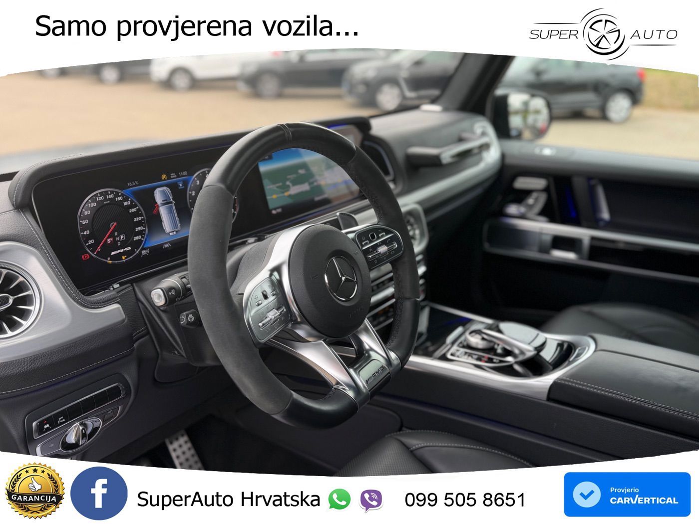 Mercedes AMG G 63 Long V8 (585 KS) 4MATIC 9G-TRONIC AMG SPEEDSHIFT PLUS LED+GR SJED+ACC