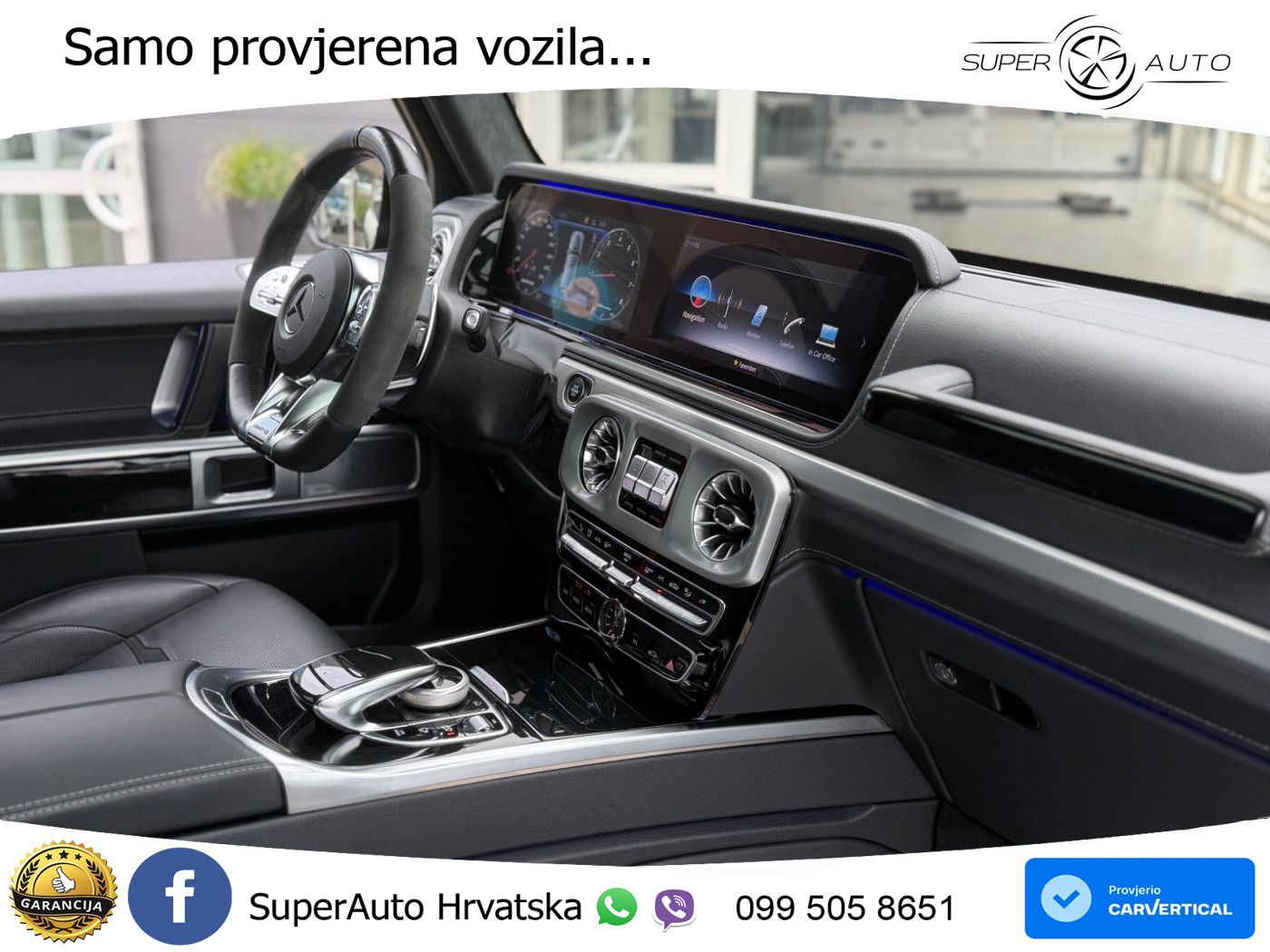 Mercedes AMG G 63 Long V8 (585 KS) 4MATIC 9G-TRONIC AMG SPEEDSHIFT PLUS LED+GR SJED+ACC