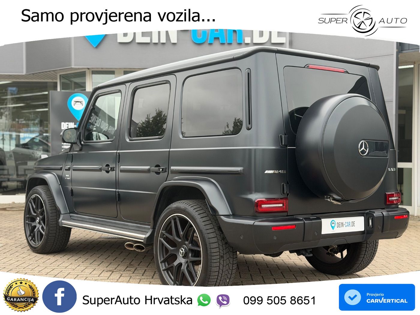 Mercedes AMG G 63 Long V8 (585 KS) 4MATIC 9G-TRONIC AMG SPEEDSHIFT PLUS LED+GR SJED+ACC