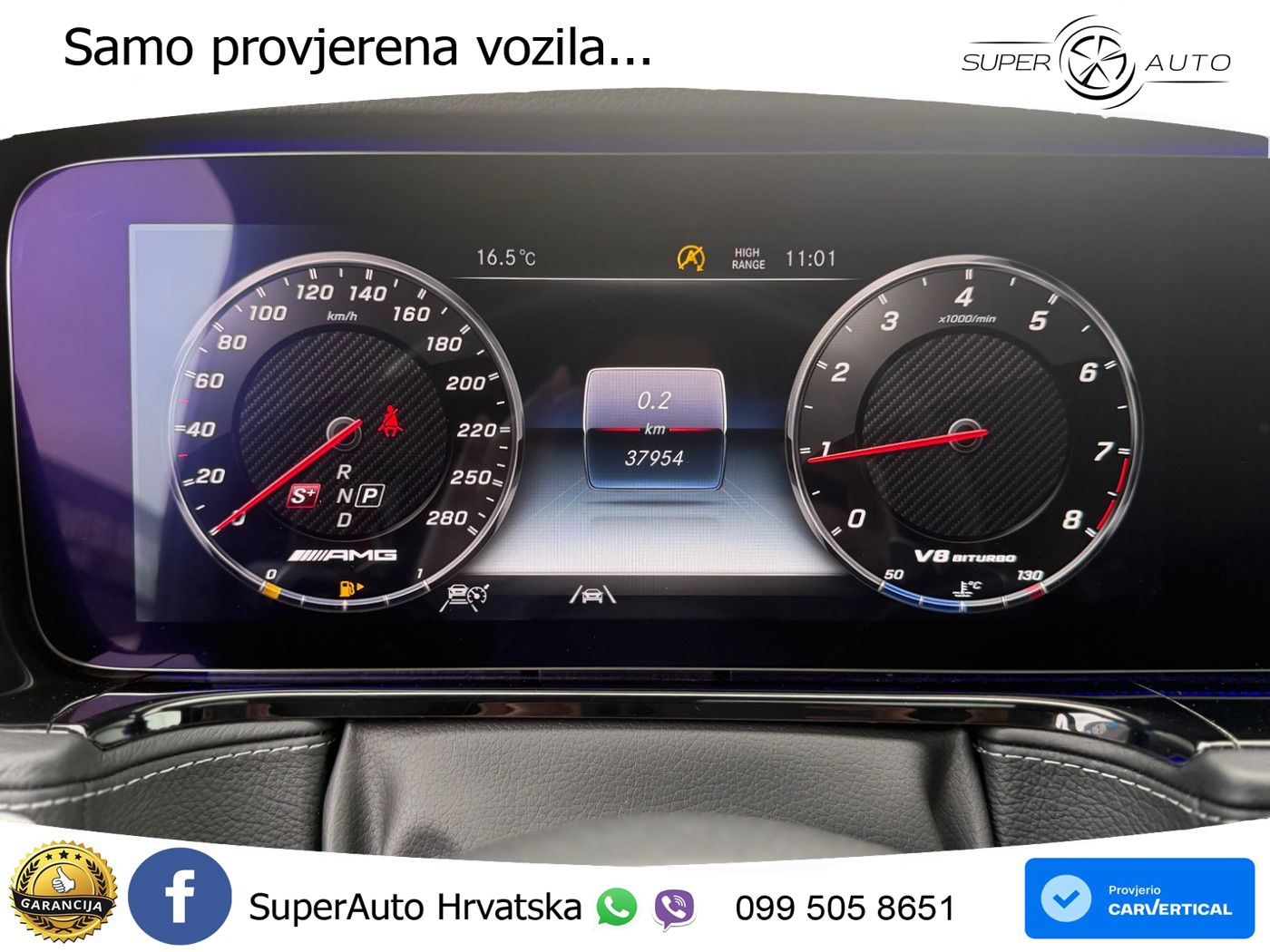Mercedes AMG G 63 Long V8 (585 KS) 4MATIC 9G-TRONIC AMG SPEEDSHIFT PLUS LED+GR SJED+ACC