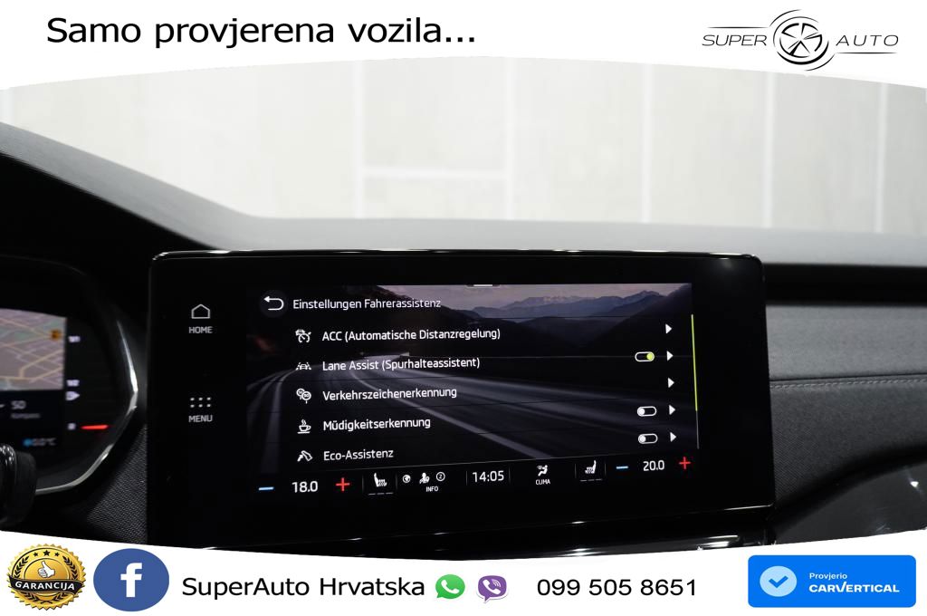Škoda Octavia Combi 2.0 TDI (150 KS) DSG SportLine LED+GR SJED+ACC