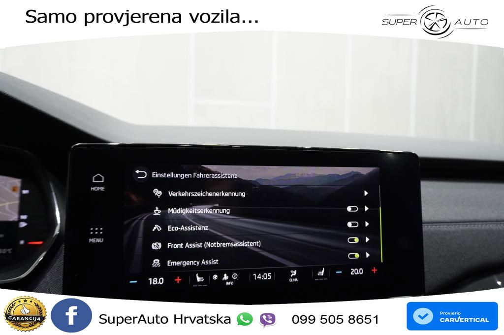 Škoda Octavia Combi 2.0 TDI (150 KS) DSG SportLine LED+GR SJED+ACC