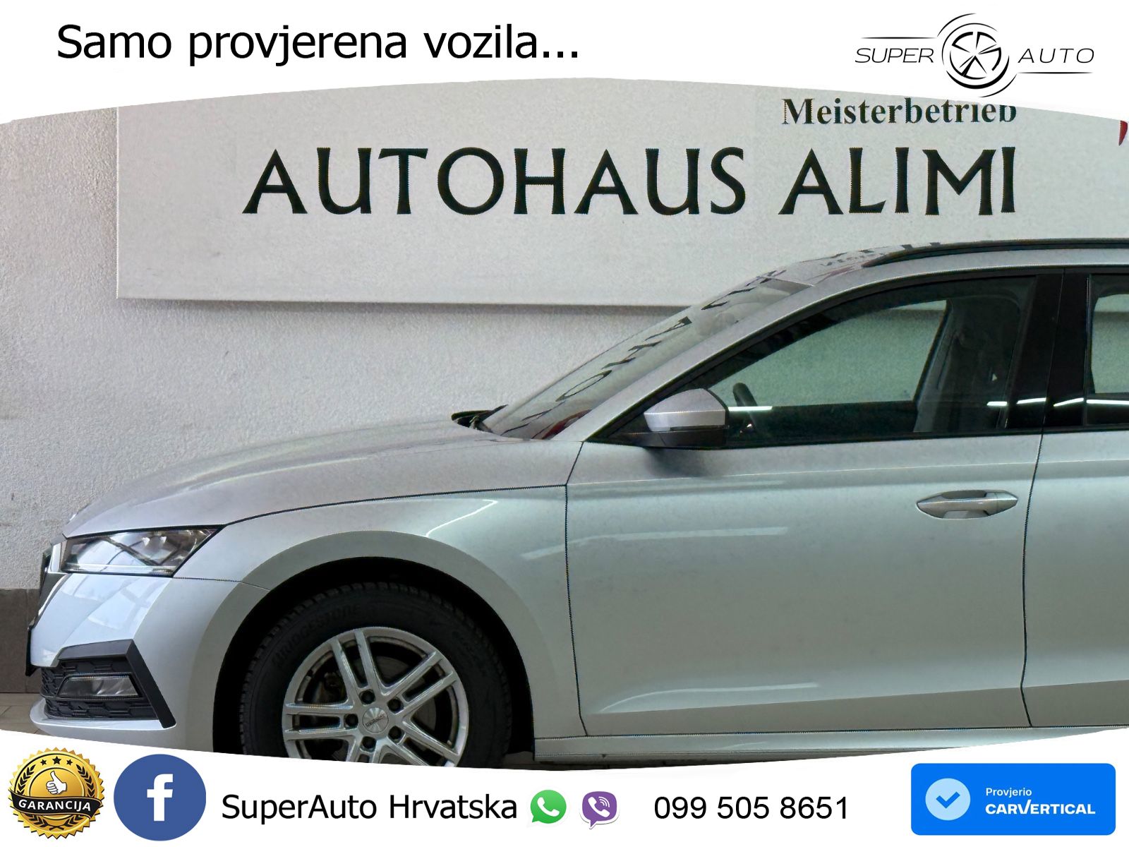 Škoda Octavia Combi 2.0 TDI (150 KS) DSG LED+GR SJED+ACC