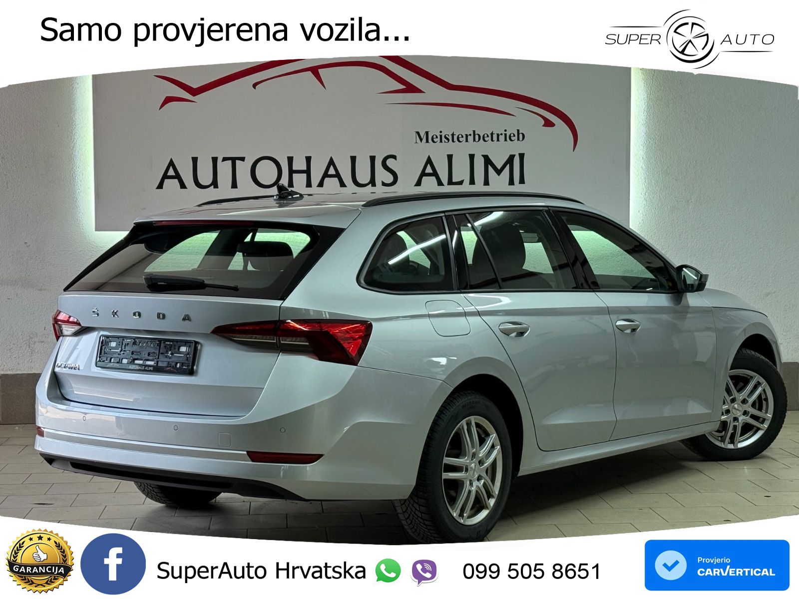 Škoda Octavia Combi 2.0 TDI (150 KS) DSG LED+GR SJED+ACC