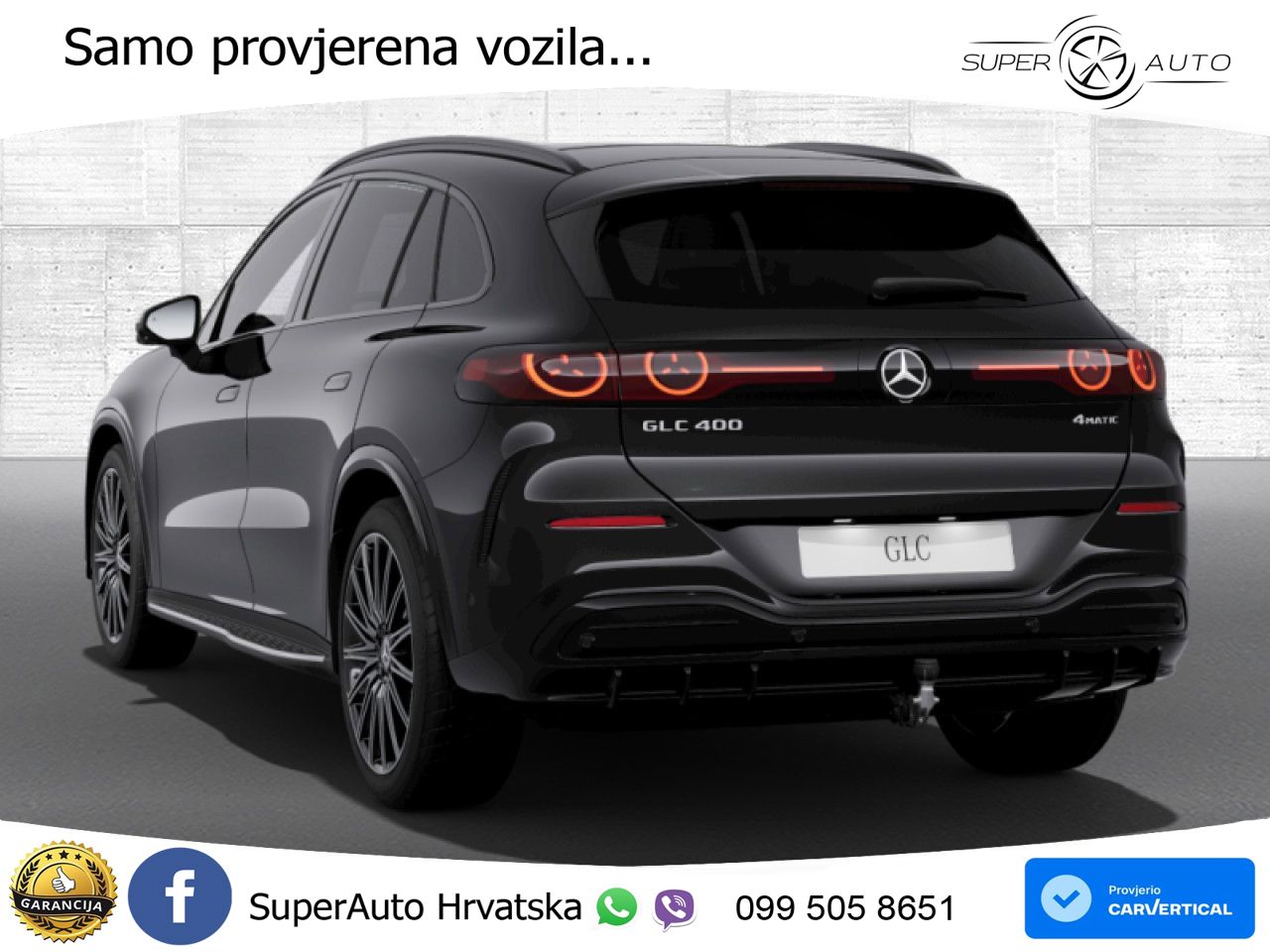 Mercedes GLC 400 94 kWh (489 KS) 4MATIC EQ Technology AMG LED+GR SJED+ACC