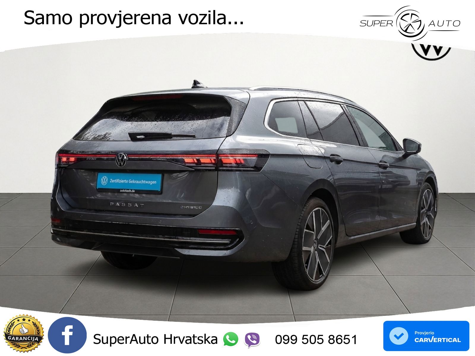 Volkswagen Passat Variant 1.5 TSI (204 KS) eHybrid DSG Elegance LED+GR SJED+ACC