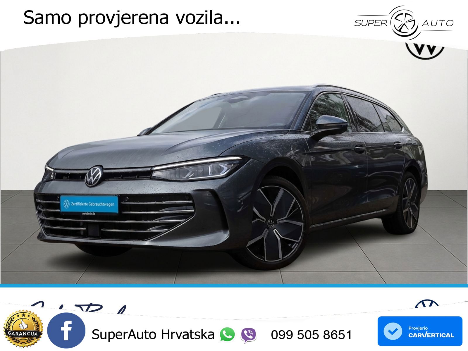 Volkswagen Passat Variant 1.5 TSI (204 KS) eHybrid DSG Elegance LED+GR SJED+ACC