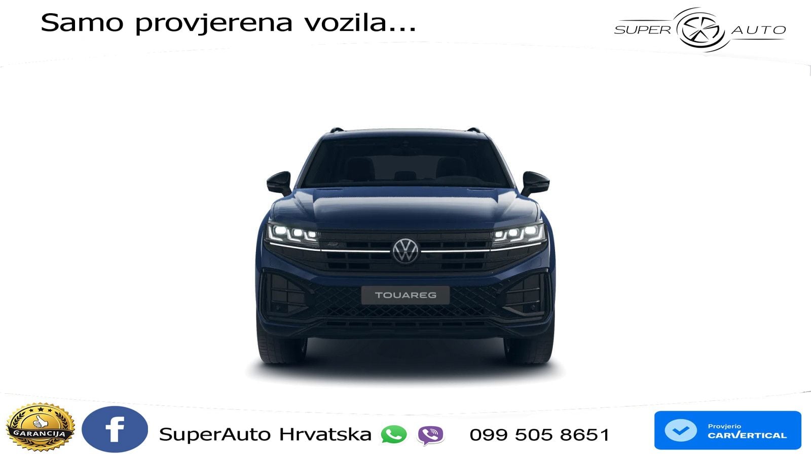 Volkswagen Touareg 3.0 V6 TDI (286 KS) 4MOTION Tiptronic ZRAČNI+ACC+GR SJED+KAM+PANO
