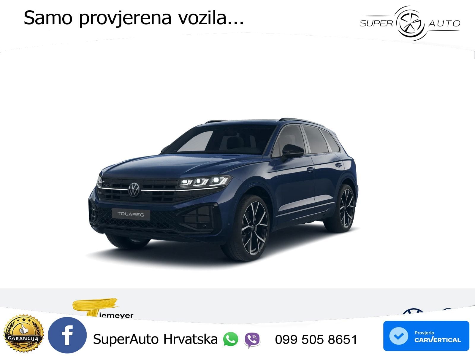 Volkswagen Touareg 3.0 V6 TDI (286 KS) 4MOTION Tiptronic ZRAČNI+ACC+GR SJED+KAM+PANO