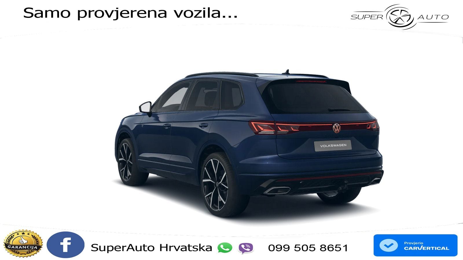Volkswagen Touareg 3.0 V6 TDI (286 KS) 4MOTION Tiptronic ZRAČNI+ACC+GR SJED+KAM+PANO