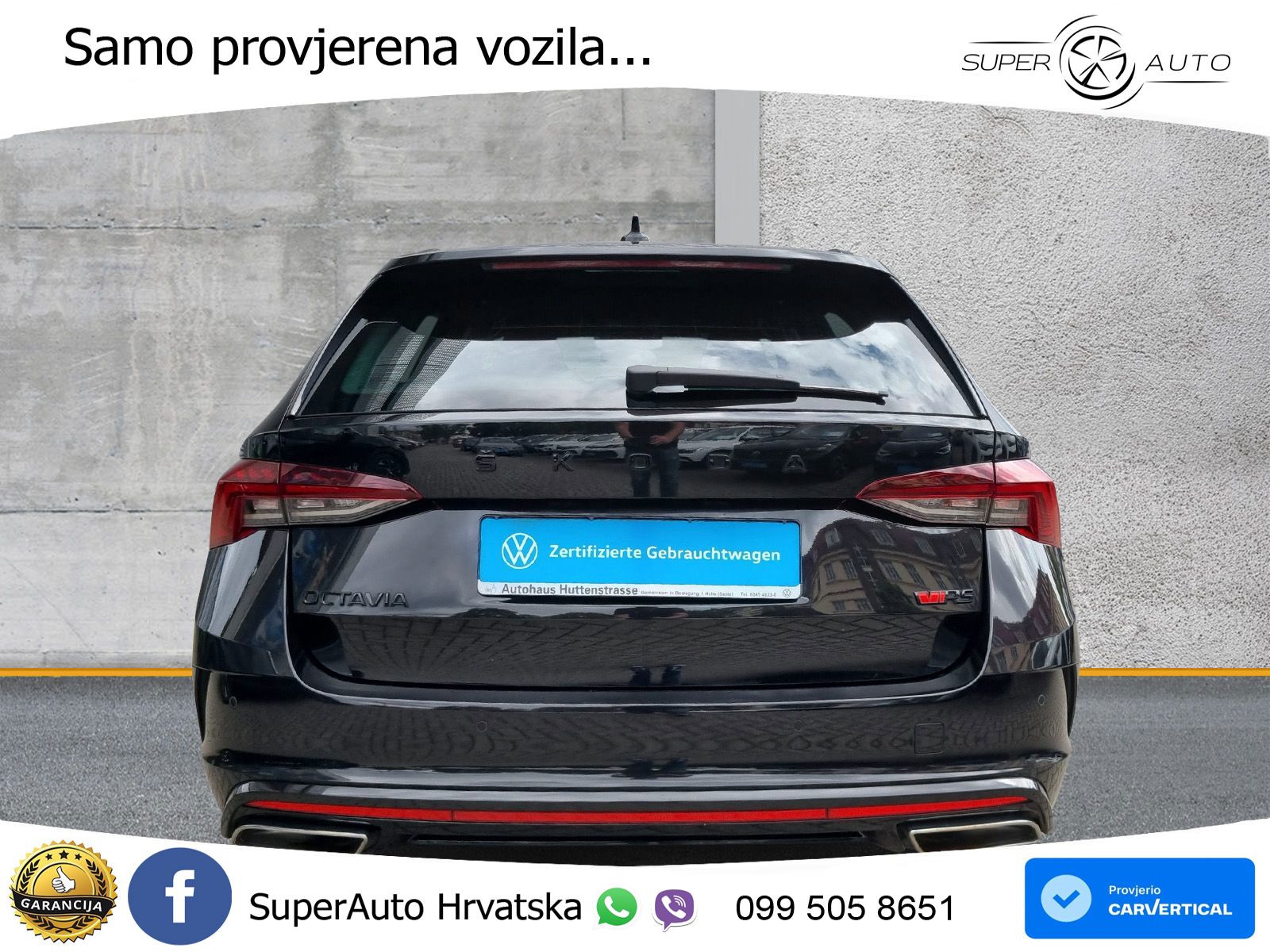 Škoda Octavia Combi RS 2.0 TSI (245 KS) DSG LED+GR SJED+ACC