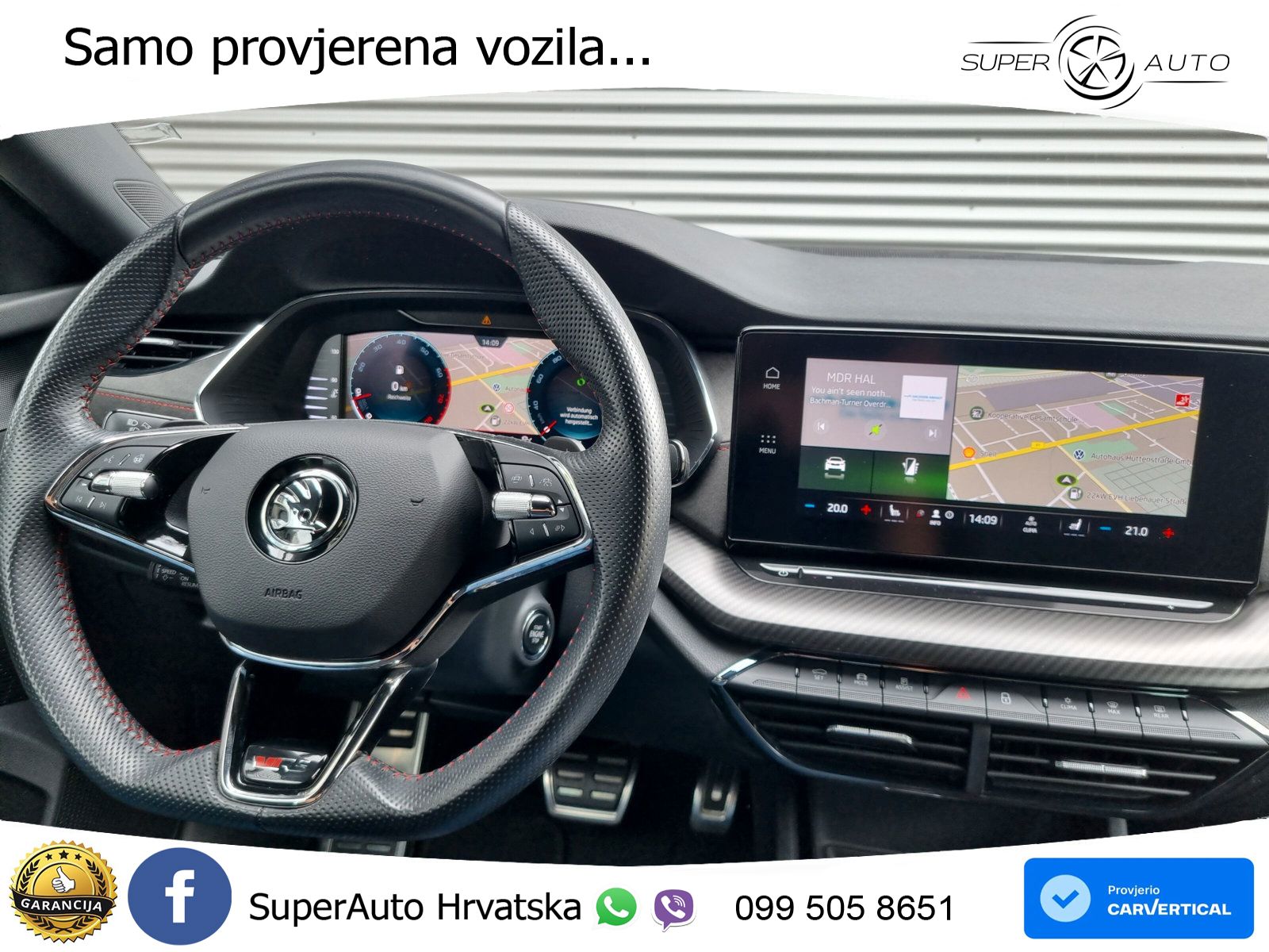 Škoda Octavia Combi RS 2.0 TSI (245 KS) DSG LED+GR SJED+ACC