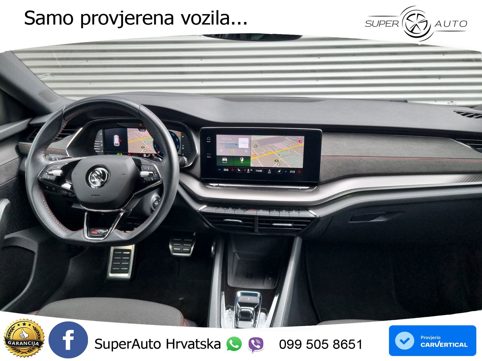 Škoda Octavia Combi RS 2.0 TSI (245 KS) DSG LED+GR SJED+ACC