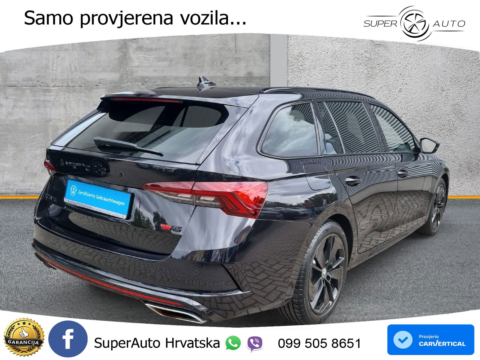 Škoda Octavia Combi RS 2.0 TSI (245 KS) DSG LED+GR SJED+ACC