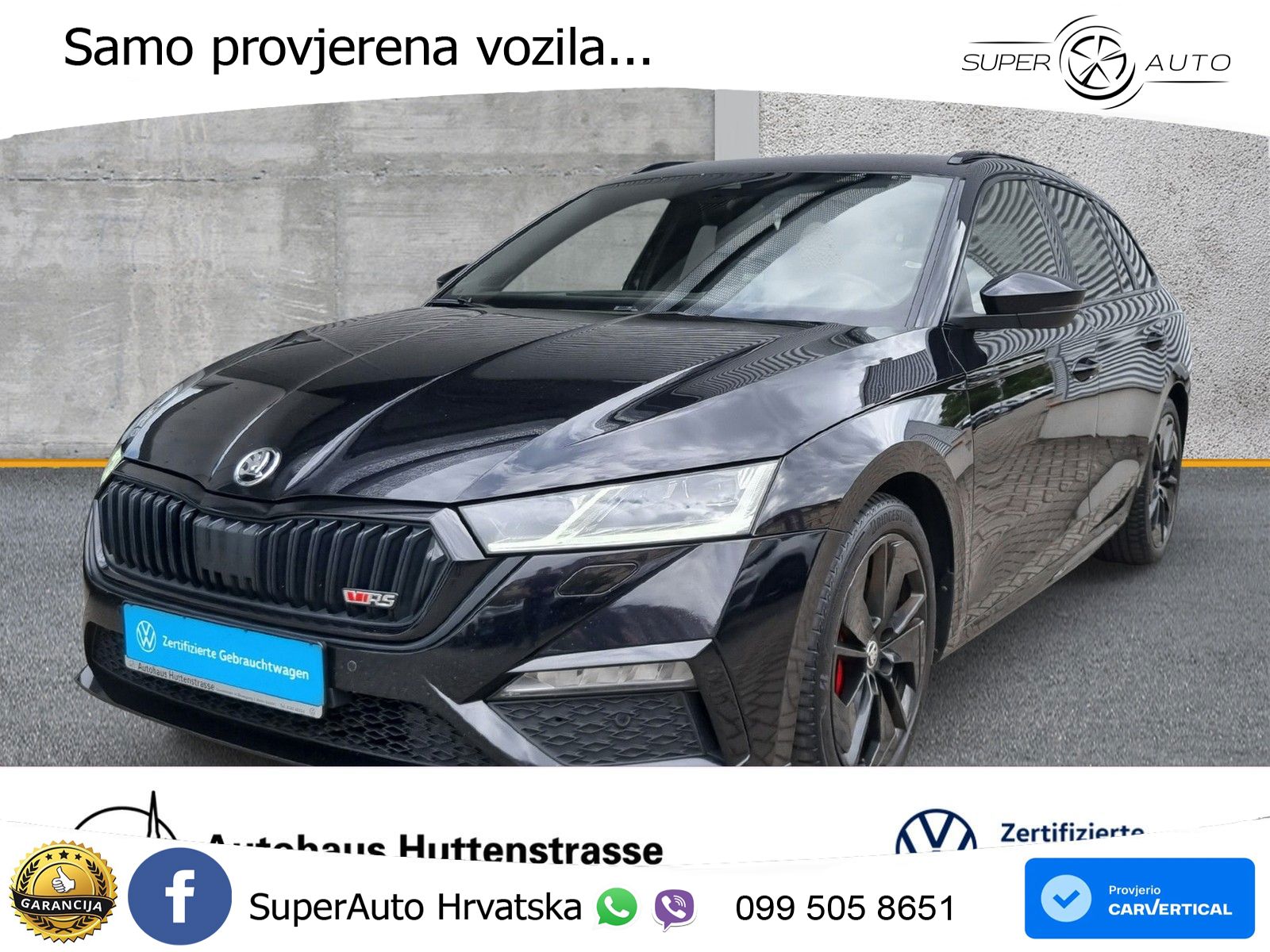 Škoda Octavia Combi RS 2.0 TSI (245 KS) DSG LED+GR SJED+ACC