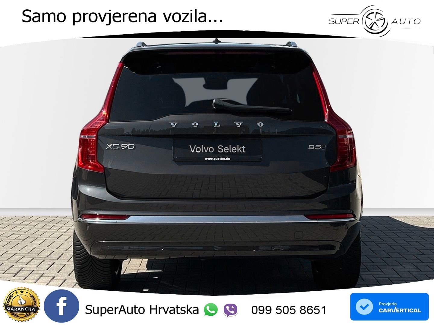 Volvo XC90 2.0 B5 Diesel AWD Automatic ACC+GR SJED+360+PANO