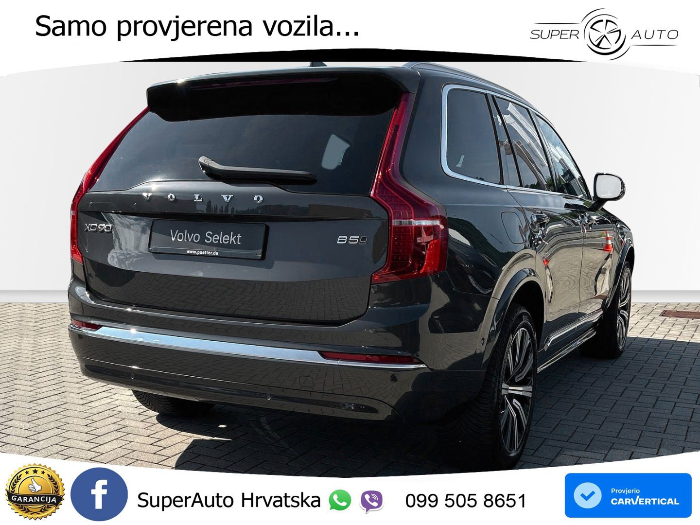 Volvo XC90 2.0 B5 Diesel AWD Automatic ACC+GR SJED+360+PANO