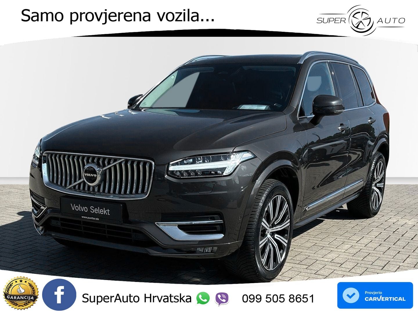 Volvo XC90 2.0 B5 Diesel AWD Automatic ACC+GR SJED+360+PANO