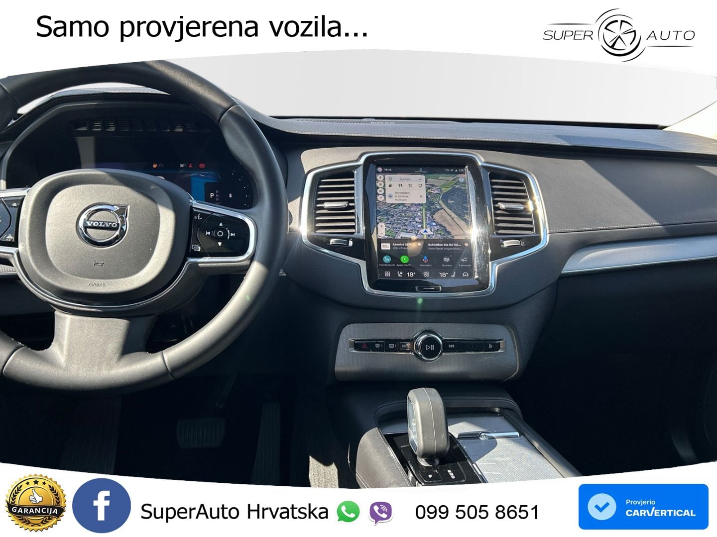 Volvo XC90 2.0 B5 Diesel AWD Automatic ACC+GR SJED+360+PANO