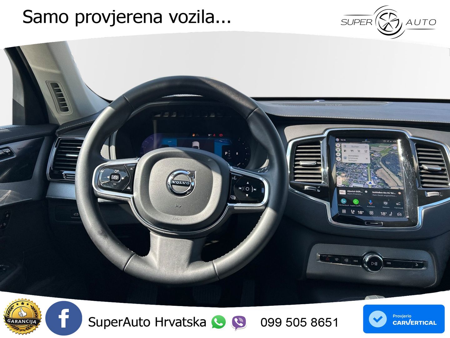Volvo XC90 2.0 B5 Diesel AWD Automatic ACC+GR SJED+360+PANO