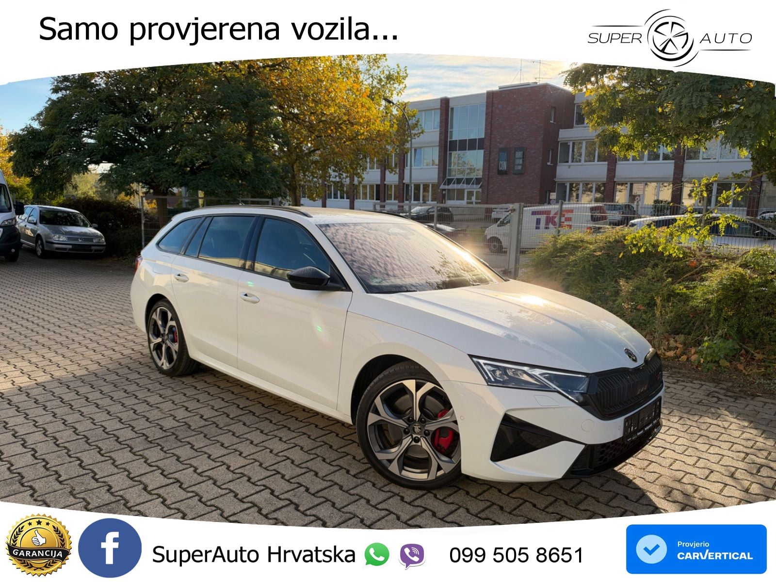 Škoda Octavia Combi RS 2.0 TSI (265 KS) DSG LED+GR SJED+ACC