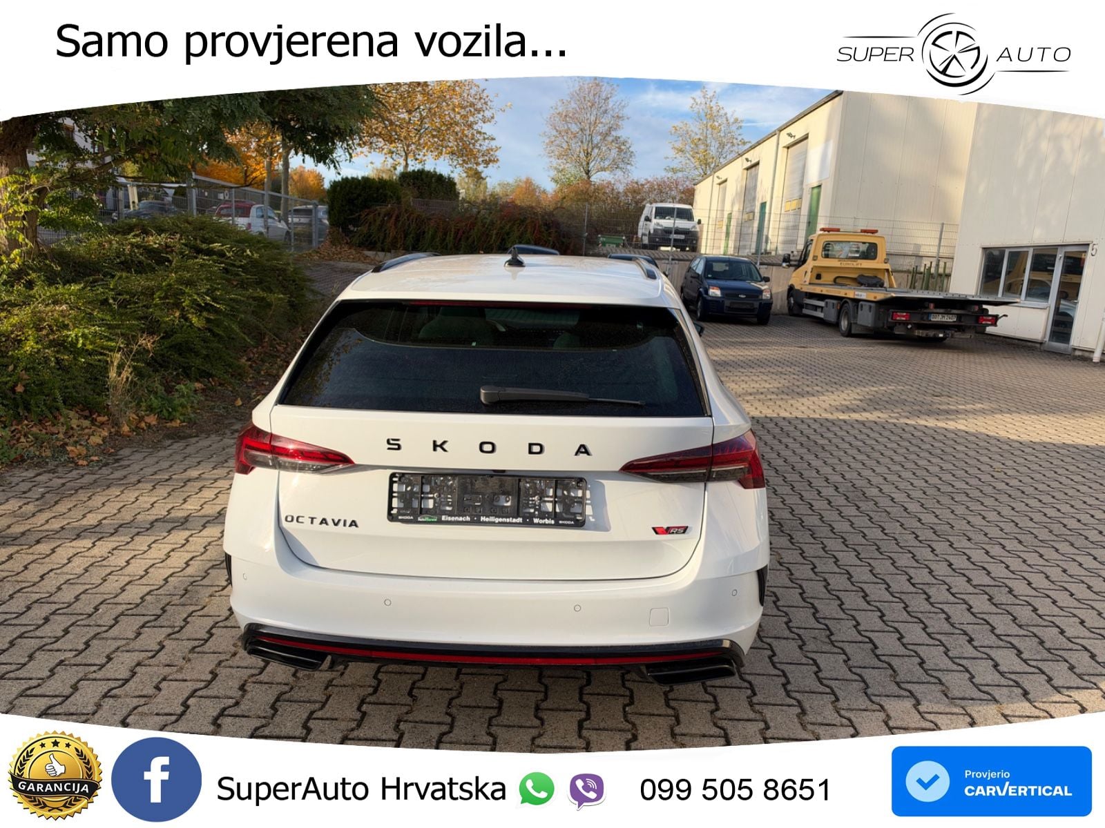 Škoda Octavia Combi RS 2.0 TSI (265 KS) DSG LED+GR SJED+ACC