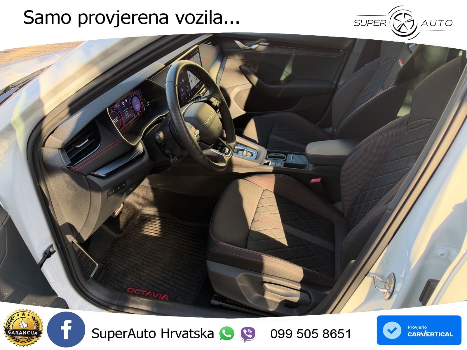 Škoda Octavia Combi RS 2.0 TSI (265 KS) DSG LED+GR SJED+ACC